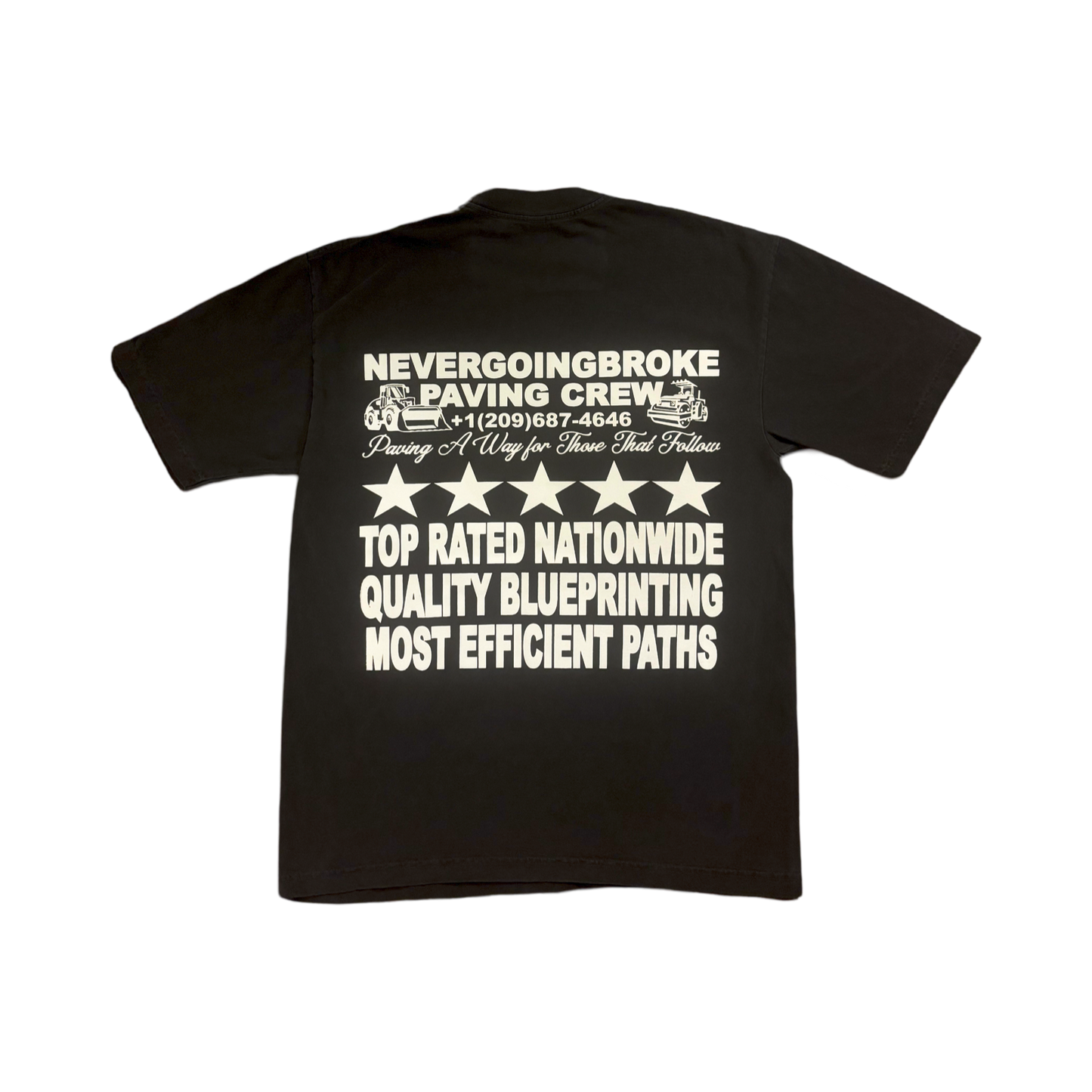 Paving Crew Tee (Vintage Black)