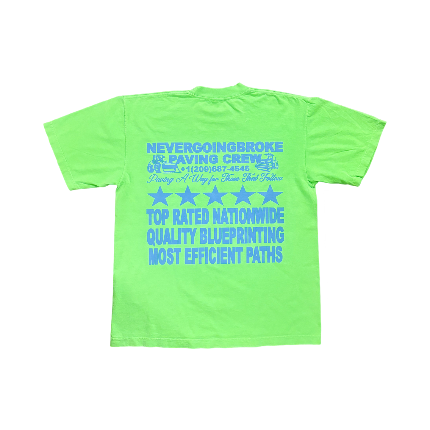 Paving Crew Tee (Safety Green)