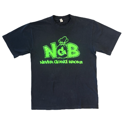 Monogram Tee (Off Black/Lime)