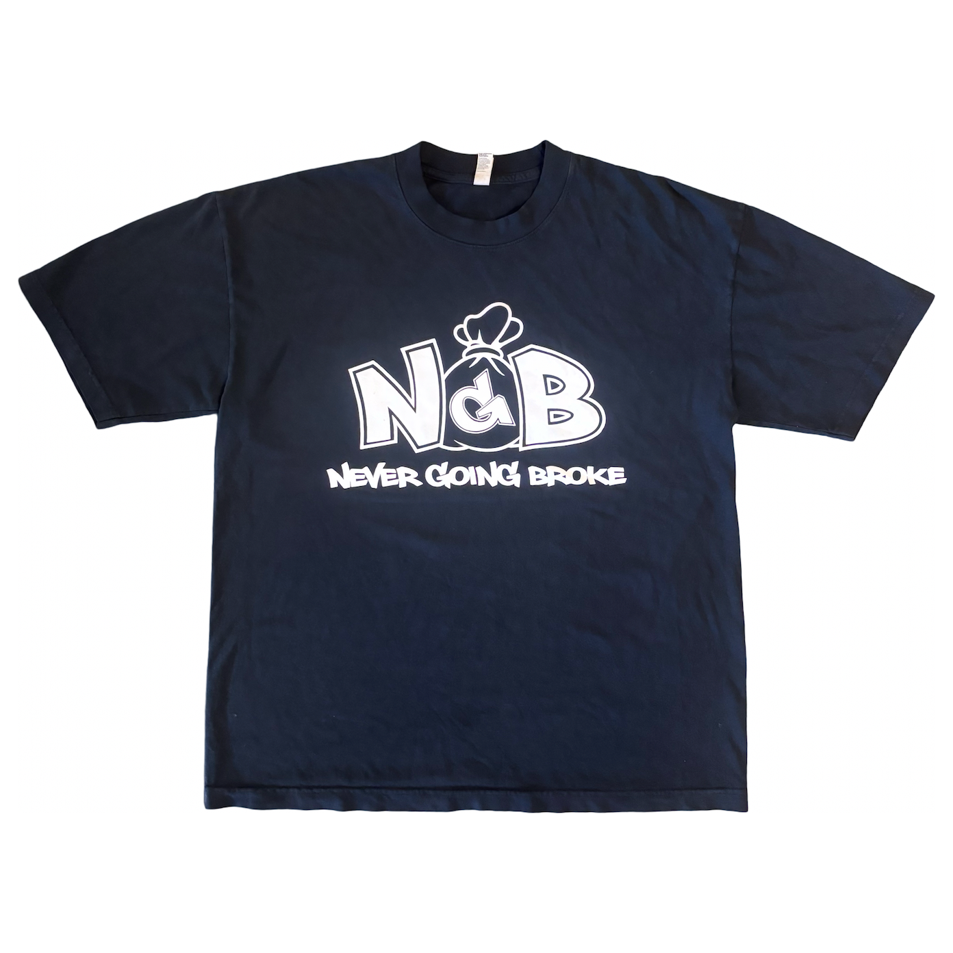 Monogram Tee (Off Black/White)