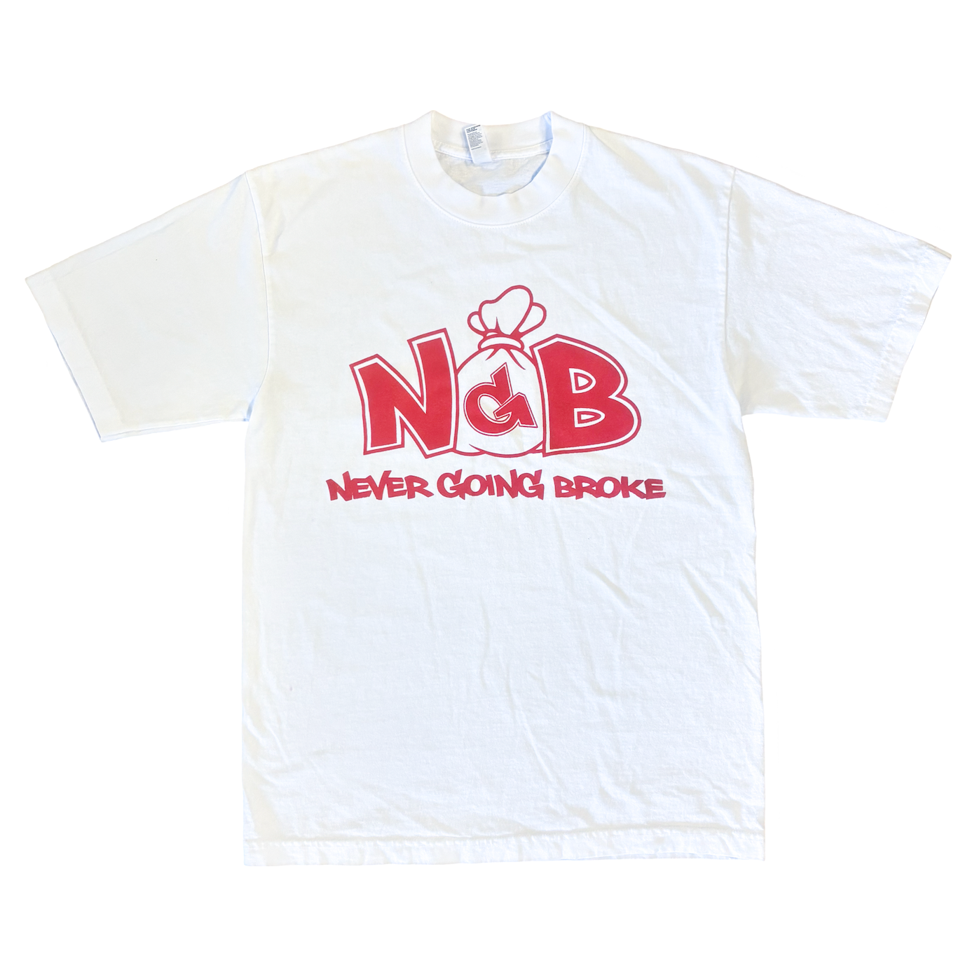 Monogram Tee (White/Red)