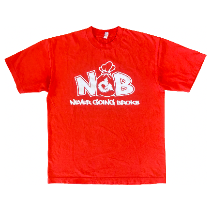 Monogram Tee (Orange/White)