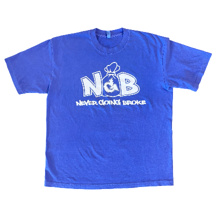Monogram Tee (Purple/White)