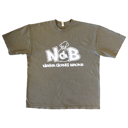 Monogram Tee (Army/White)