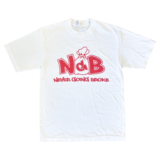 Monogram Tee (White/Red)
