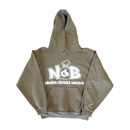 Monogram Hoodie (Army/White)