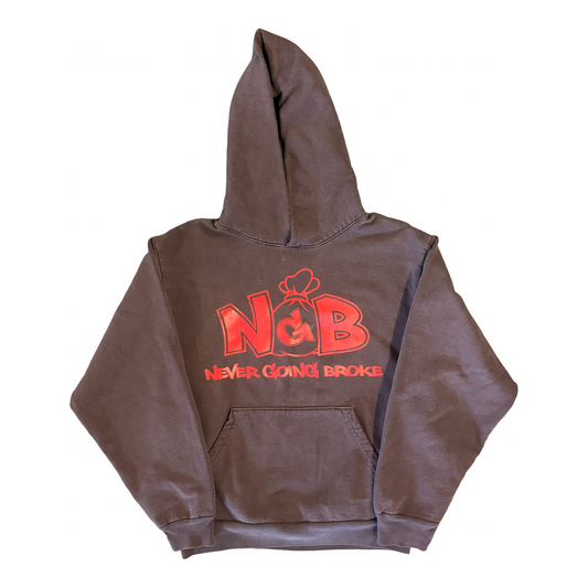 Monogram Hoodie (Brown/Red)