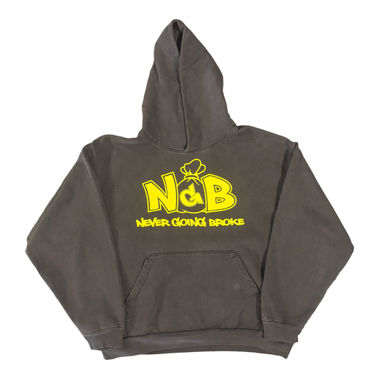 Monogram Hoodie (Vintage Grey/Yellow)