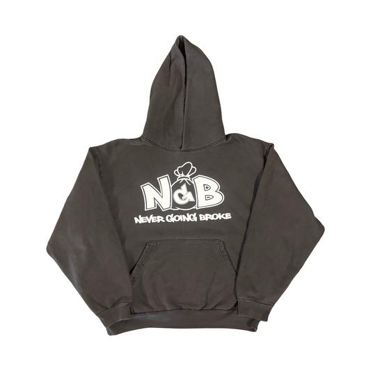 Monogram Hoodie (Vintage Grey/White)