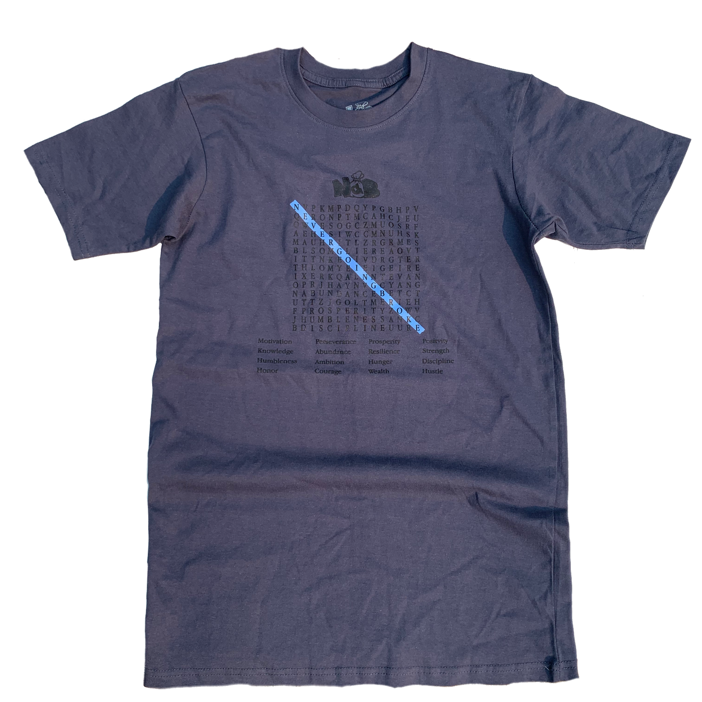 Crossword Tee (Deep Blue)